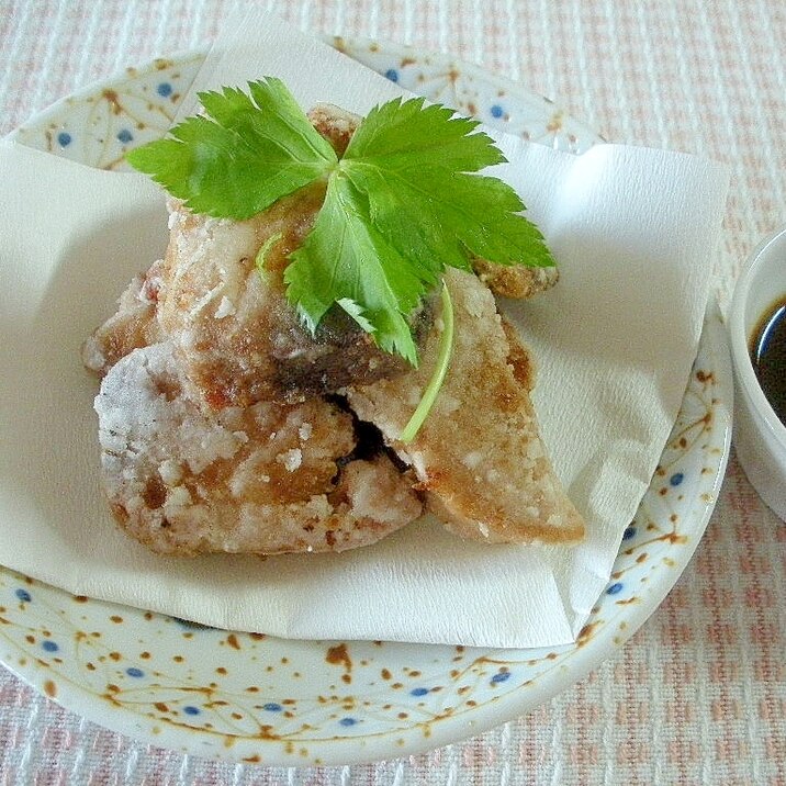 ☆カツオの竜田揚げのソース添え☆